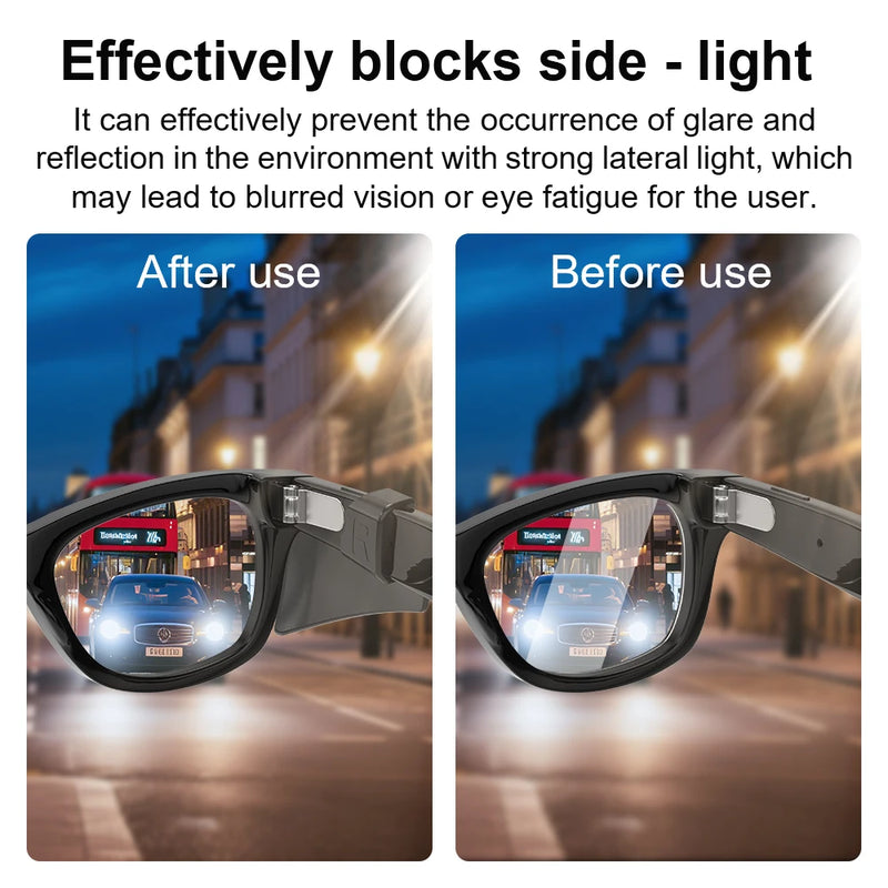 Anti-Glare Side Shields for Ray-Ban Meta Wayfarer, Skyler & Headliner