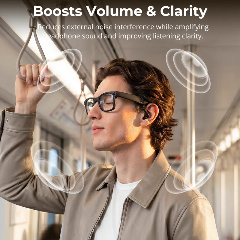 Clip-On Earphones for Ray-Ban Meta Smart Glasses