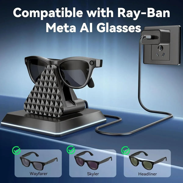 Ray-Ban Meta Charging Dock | Fast USB-C Charger for Smart Glasses