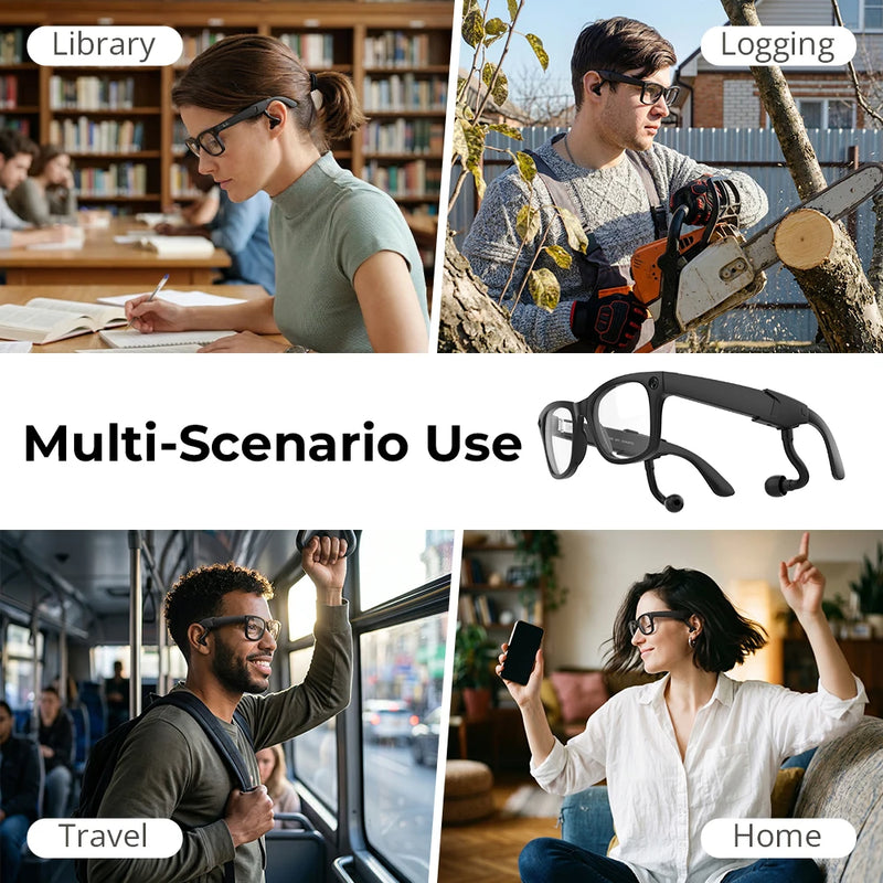 Clip-On Earphones for Ray-Ban Meta Smart Glasses