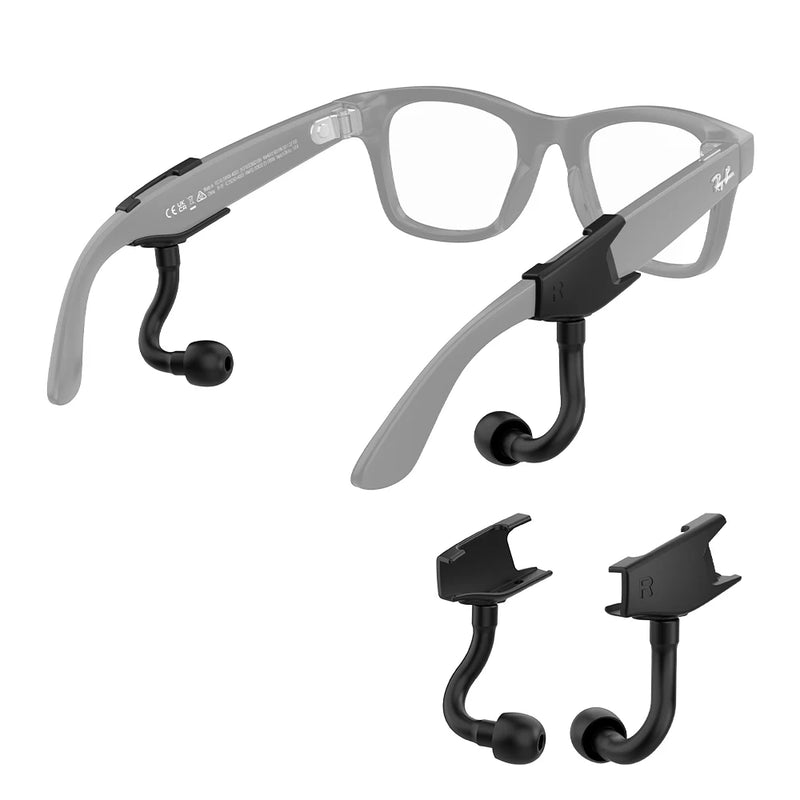 Clip-On Earphones for Ray-Ban Meta Smart Glasses