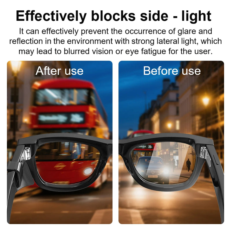 Anti-Glare Side Shields for Ray-Ban Meta Wayfarer, Skyler & Headliner