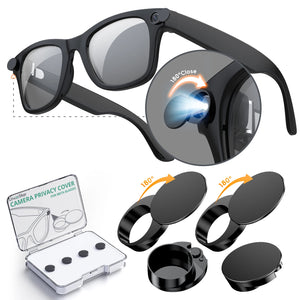 Rotating LED Privacy Cover for Meta Ray-Ban Smart Glasses