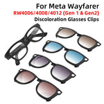 Gradient Clip-On Lenses for Ray-Ban Meta Wayfarer & Gen 2 - Sizes M & L
