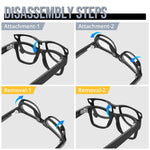 Photochromic Clip-On Lenses for Ray-Ban Meta Wayfarer - Size M (50-22)