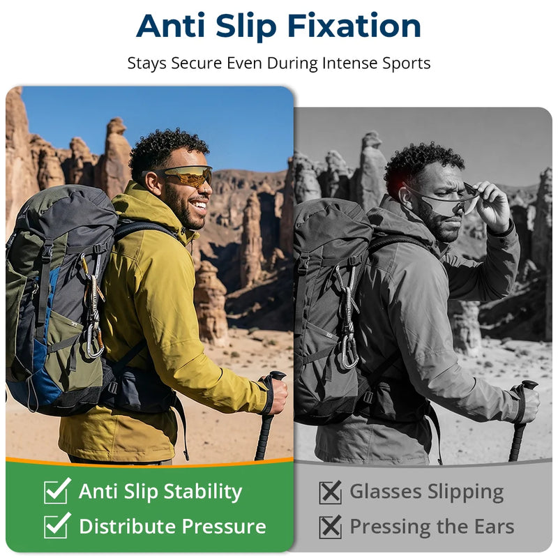 Anti-Slip Silicone Ear Grips for Oakley Meta Vanguard