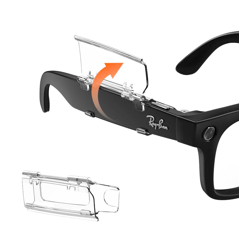 Anti-Touch Temple Shield for Ray-Ban Meta Smart Glasses